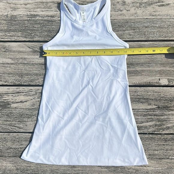 Lululemon Align Hip-Length Racerback Tank Top White size 4 NWT - Picture 3 of 5